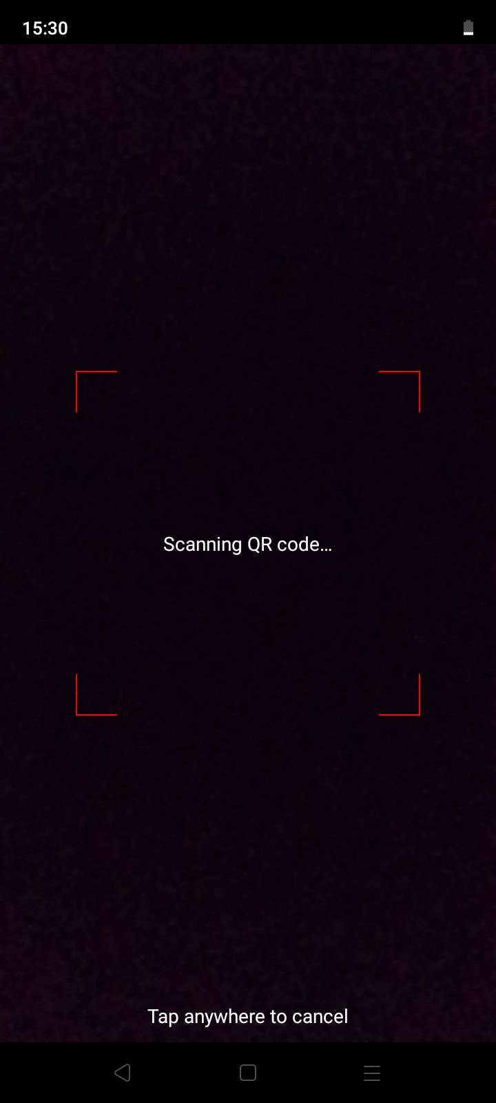 QR scanner